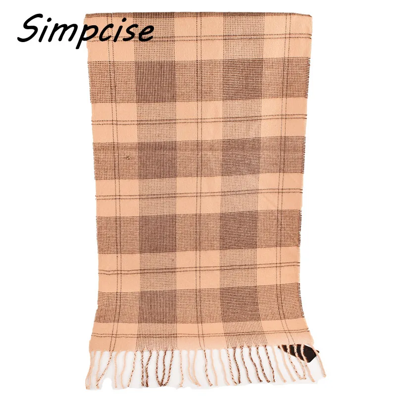 best scarves for men Business Tartan winter men scarf Big Size Soft Tassel Left And Right Version Cachecol  Brand A3A1743 black scarf mens