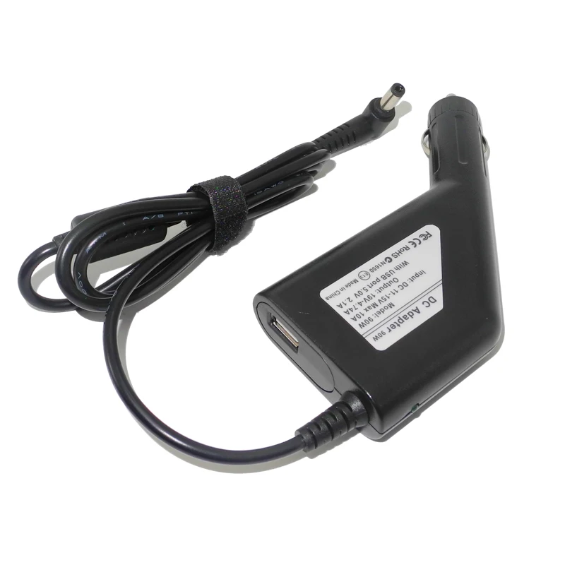 For Asus Toshiba 19V 4.74A 90W Laptop Car Charger