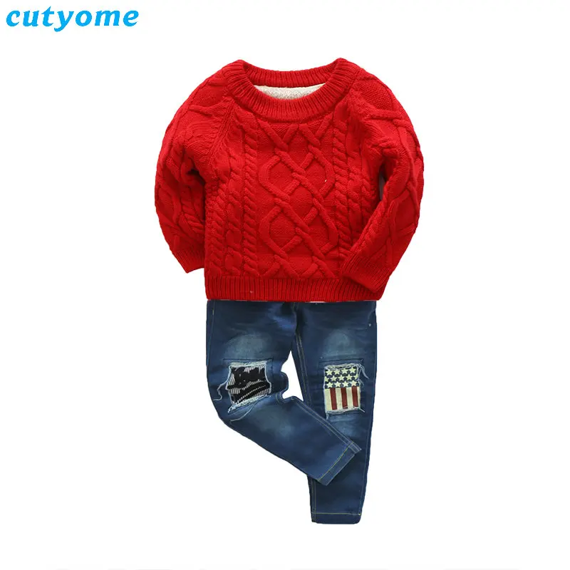 Kids Boys Girls Sweater Autumn Warm Fleece Cardigans Clothing For Children Pullover Toddler Jumper Winter Clothes Girl Sweaters (19)