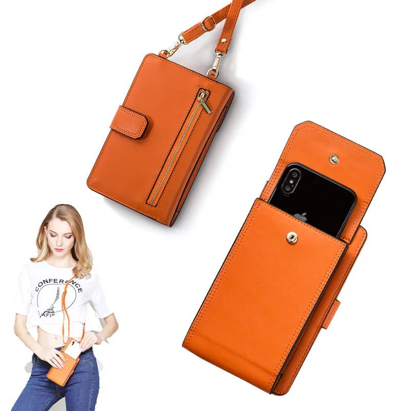 

Wallet phone bag Credit Cards Phone Case Cover Crossbody chain for Iphone XR XS MAX X 8 7 case Fashion Cell phone leather bag