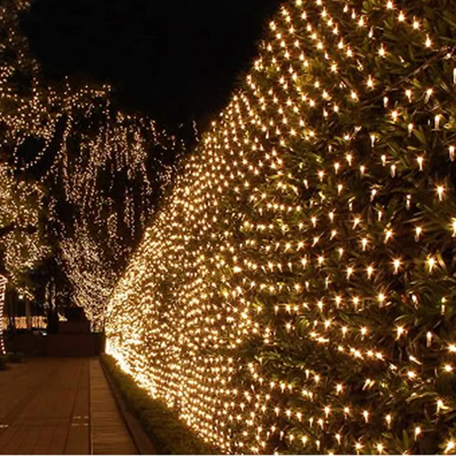 2mx3m 204 Led Net Lights Outdoor String Christmas 2mx3m 204 Led Net Lights Outdoor String Christmas Xmas Fairy Wedding