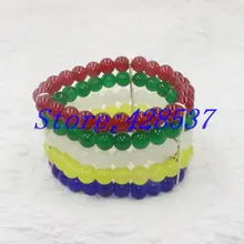 Gratis Drop Verzending Jong Griekse Sorority Oes Order Eastern Star Crystal Glazen Kralen Streng Armbanden Armbanden Sieraden Geschenken