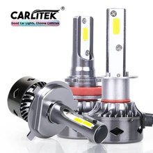 CARLitek Mini Led Del Faro Dell’automobile Della Lampadina H7 H4 H11 H1 9005 9006 SMD Circuito Integrato del Led 10000LM 72 W 6000 K auto Testa Luci di Nebbia Della Lampada 12 V 24 V