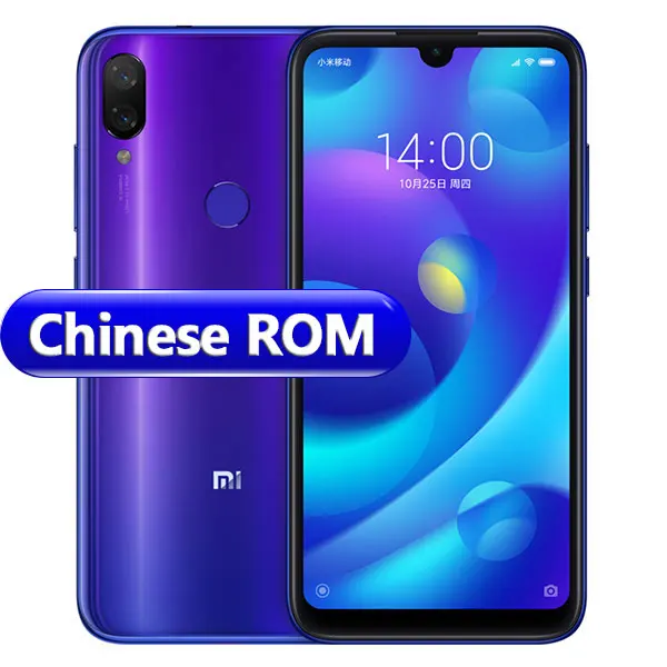 Xiaomi Mi Play 4 Гб 64 Гб Смартфон Восьмиядерный MTK Helio P35 мобильный телефон 5,8" 19:9 полный экран двойной 12 Мп+ 2 МП AI камера - Цвет: Blue