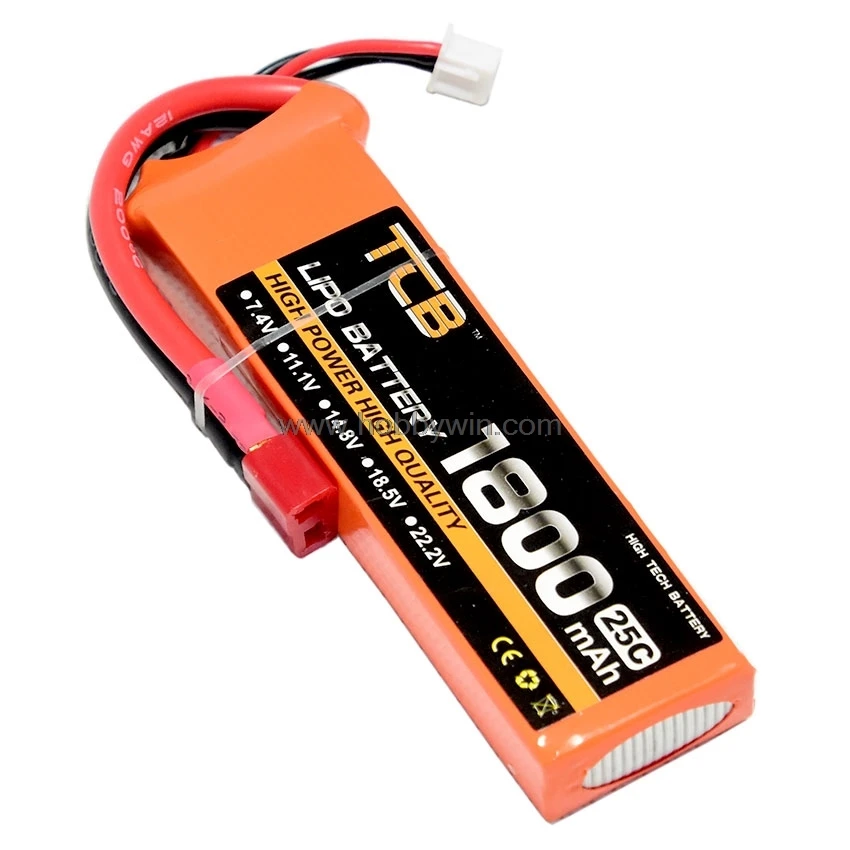 7 4 В/2S 1800 мАч 25C LiPO батарея deans T plug Burst 40C радиоуправляемая модель автомобиля