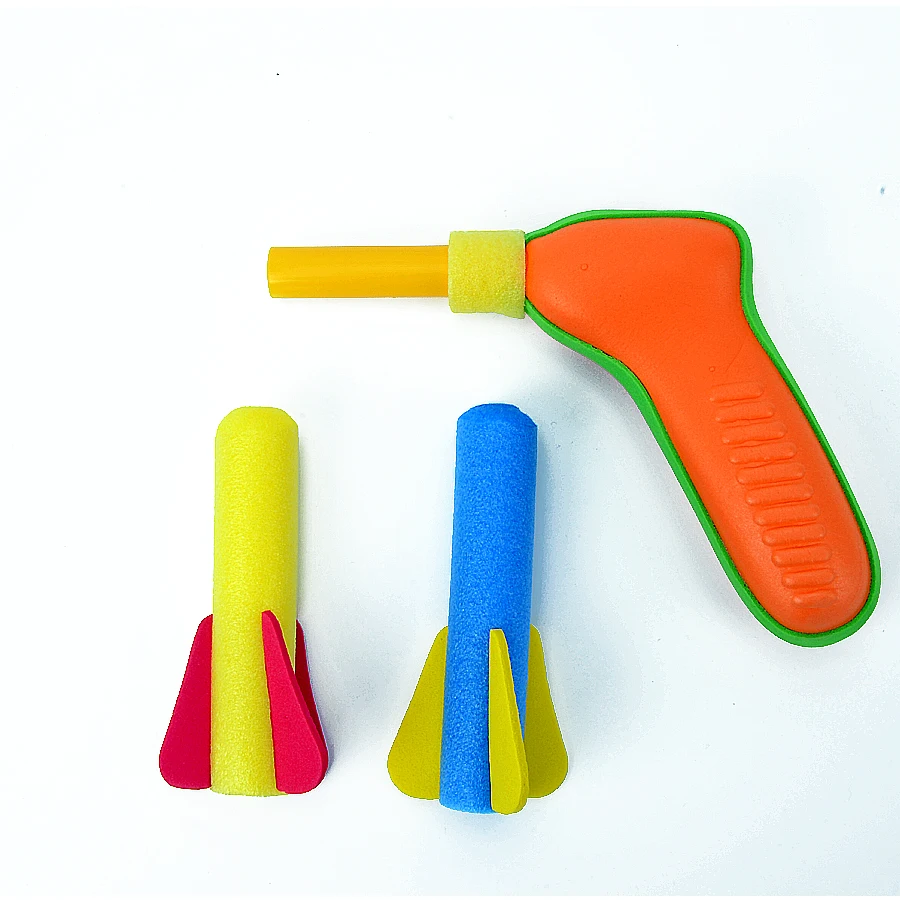 Soft and Safe air soft Foam Dart Shooters Pop Shotz Air-Powered Outdoor Sport rocket pressure Toy Gun with 2 foam parts for kid Soft and Safe air soft Foam Dart Shooters Pop Shotz Air-Powered Outdoor Sport rocket pressure Toy Gun with 2 foam parts for kid