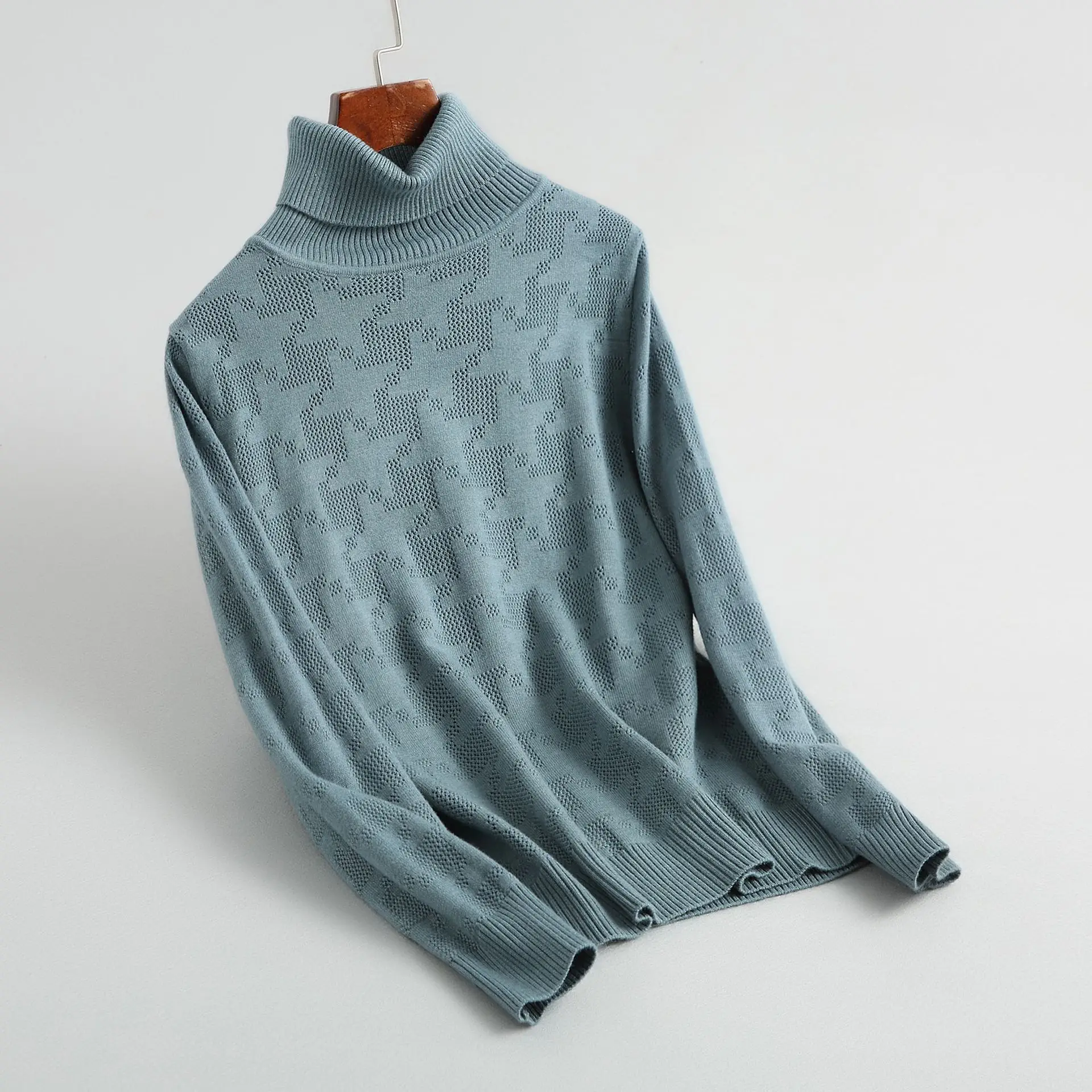 

Shuchan Turtleneck Female Sweater Women Sweaters And Pullovers Computer Knitted Korean Women's Winter Clothing Blend 8-1908