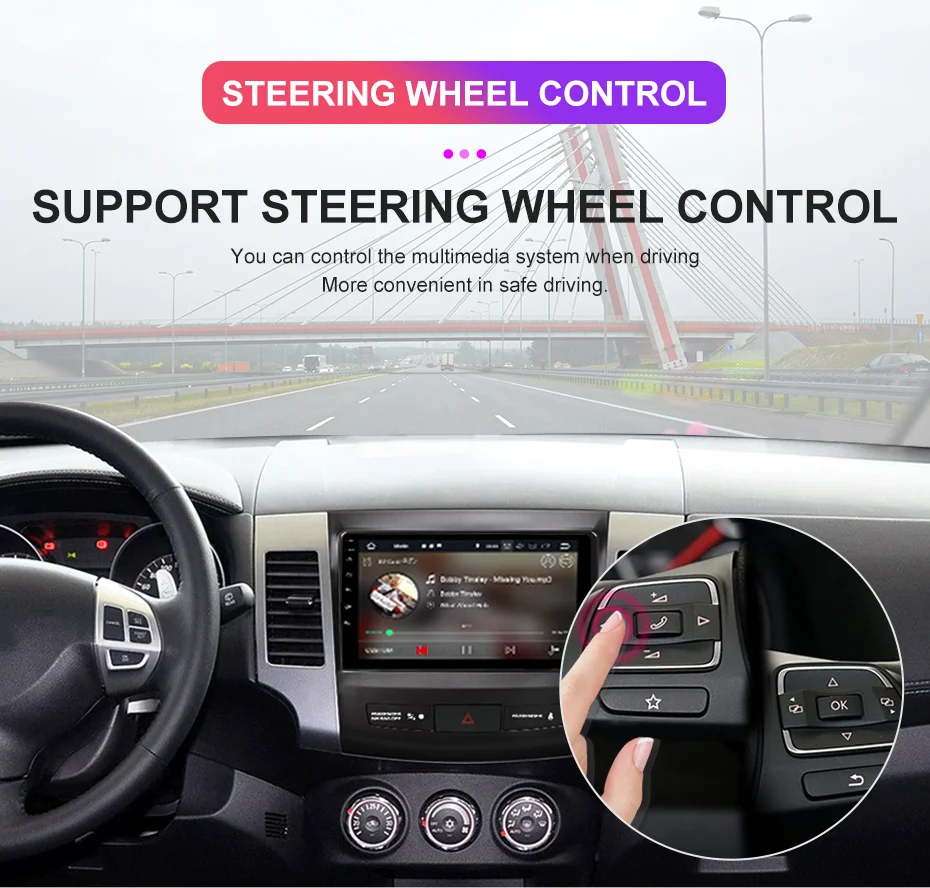 Clearance Isudar Android 9 2 Din Car Multimedia Player For MITSUBISHI/OUTLANDER 2007-2012 Auto Radio GPS Navigation Video Audio DSP DVR FM 16