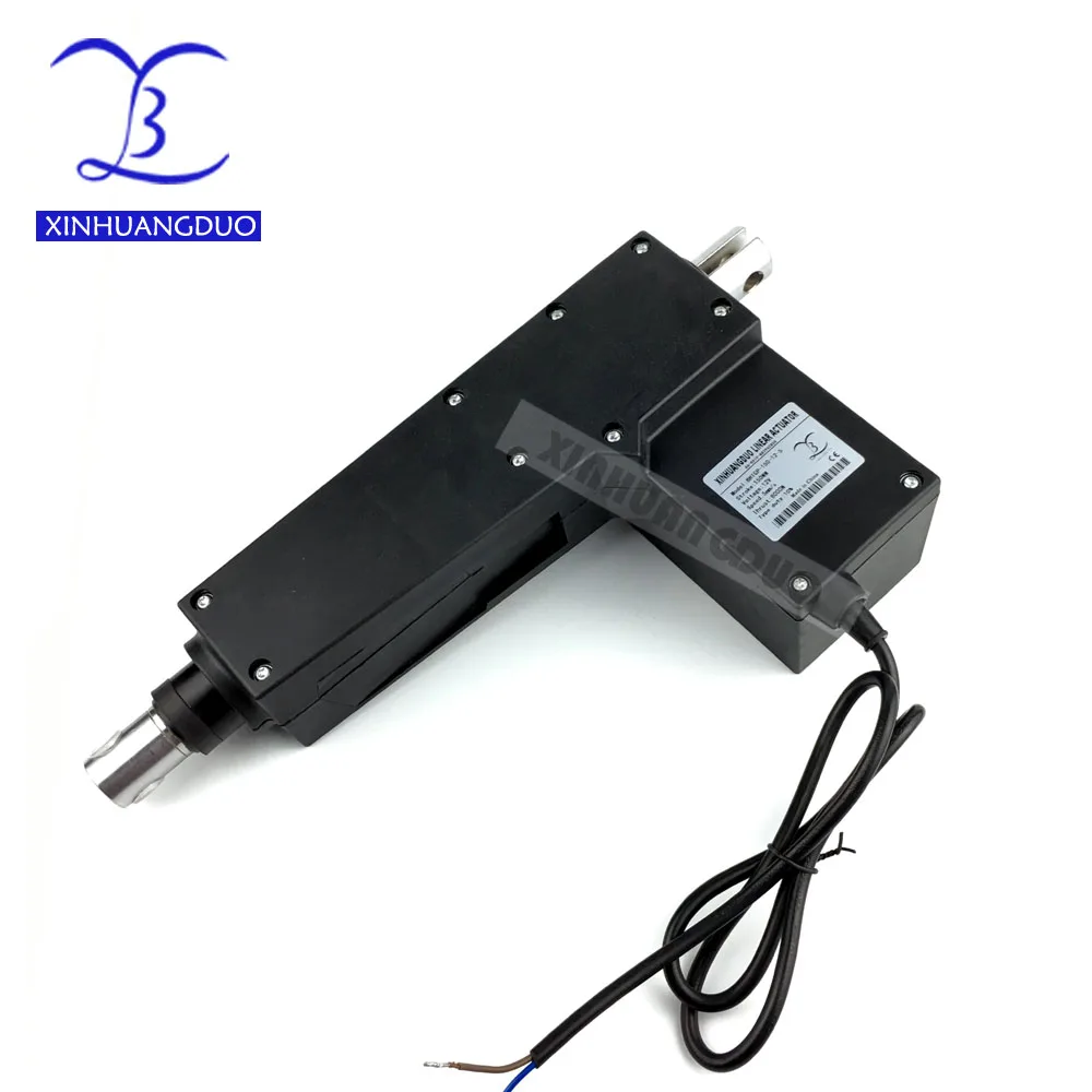 12V 24V 50mm Ход линейный привод 8000N 800 кг нагрузка микро электрический толкатель
