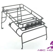 1/10 весы гусеничный Багажник на крыше в наборе(со светодиодной подсветкой держатель) для Laand Rover D90