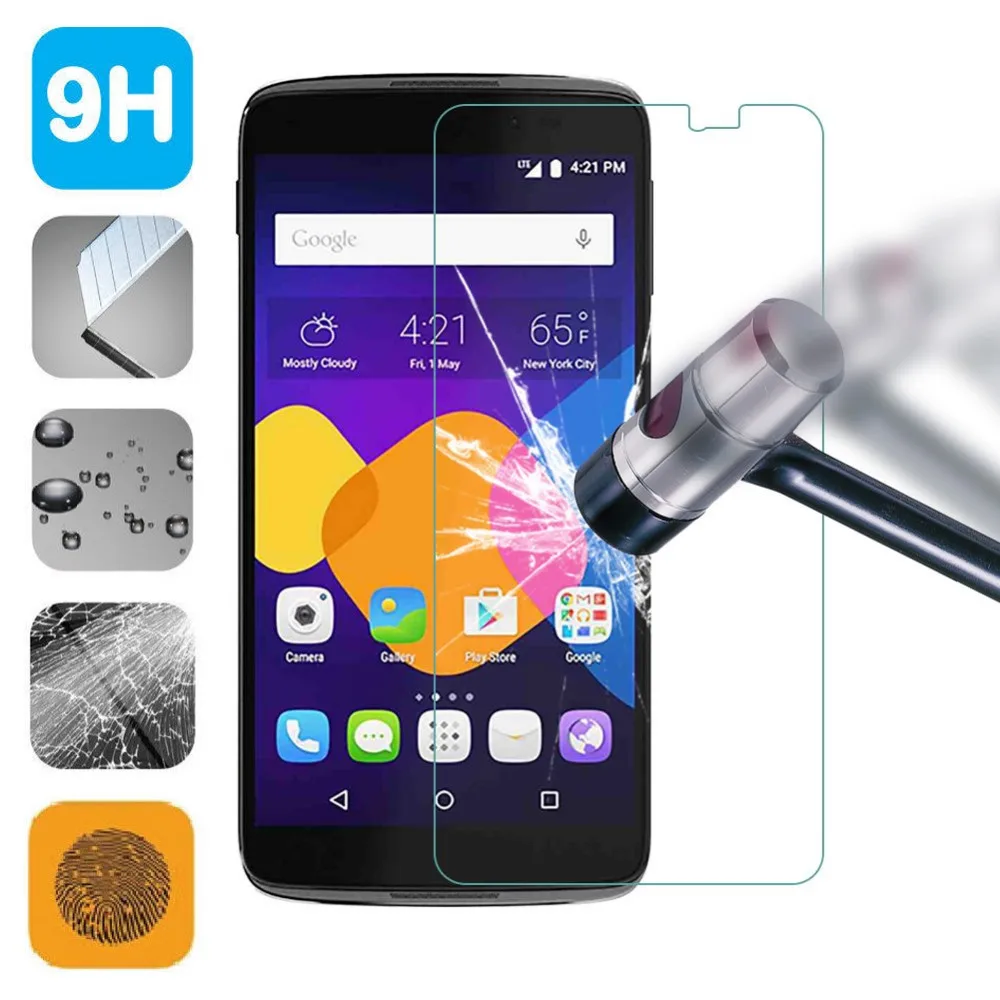 Экран протектор Закаленное Стекло для Alcatel One Touch Pop 3 5,5 5025D Idol 3 POP4 5051 4S Pixi 4 5,0 5010 Pixi3 4,5 5019D 5017