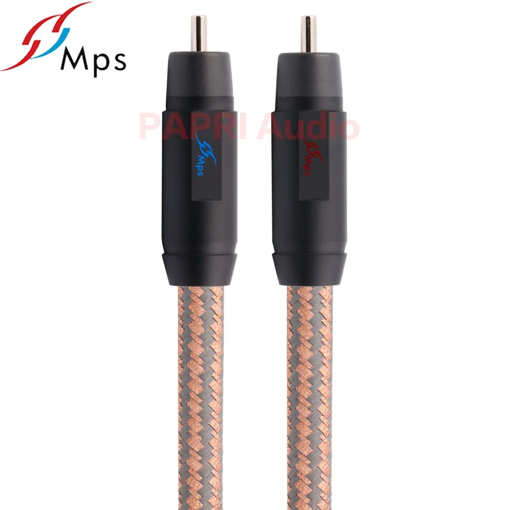 PAPRI MPS QR 11R DIY Аудио кабель с родиевым покрытием разъем RCA штекер 99.99997% OCC провод для