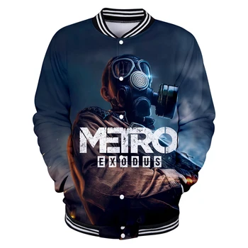 

2019 Hot Sale Metro Exodus 3D Jacket Boy/Girl personality Harajuku High Quality Baseball Jacket Couple Keep warm Tops