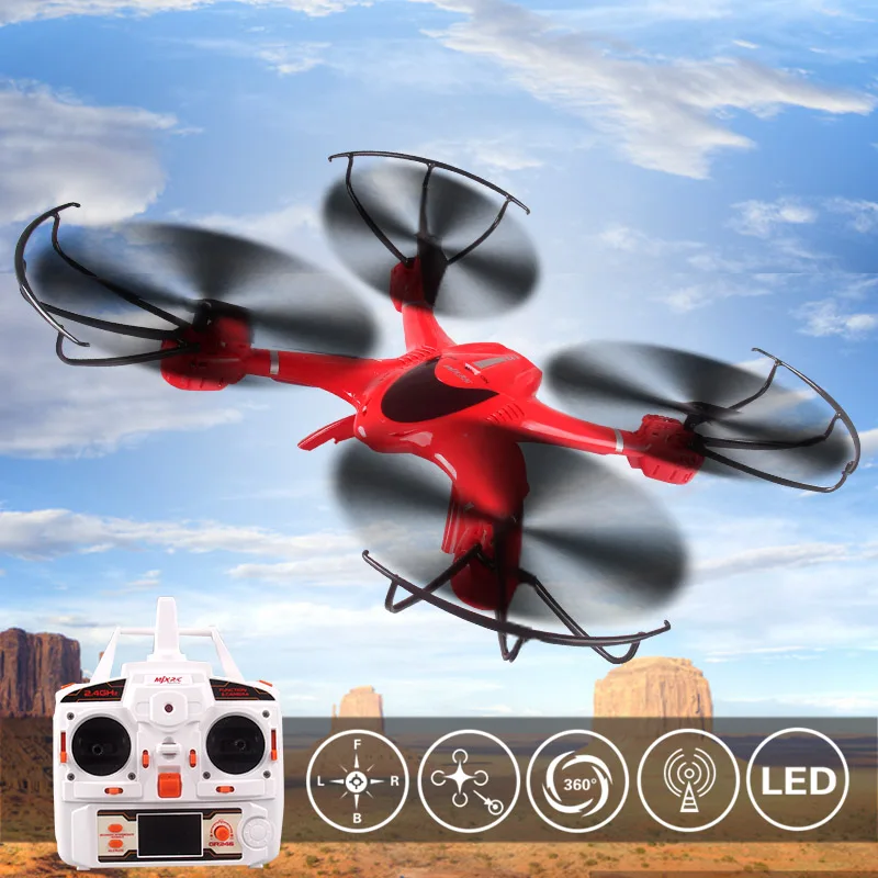 2.4G 4CH 6 Axis MJX X400 2V RC Drone Quadcopter Helicopter with HD FPV ...