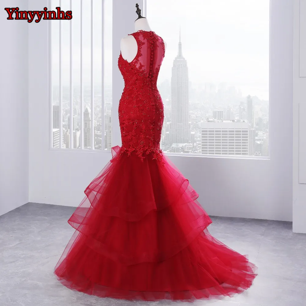 Yinyyinhs-Lace-Appliques-Evening-Gown-Vestido-De-Festa-Lngo-Sleeveless-Ruffles-Dress-Long-Party-Prom-Dresses (1)