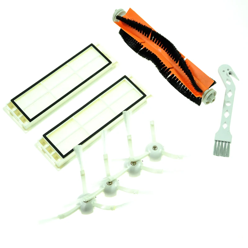 

for Robot Vacuum Cleaner Part Pack for Xiaomi Robot Vacuum Cleaner 2 roborock Spare Parts Kits Side Brushes HEPA Filter Roller b