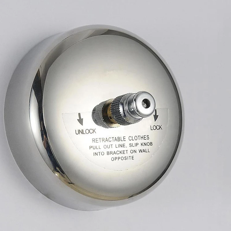 JX-LCLYL Stainless Steel Retractable Clothes Line Dryer Laundry Clothesline with Screws