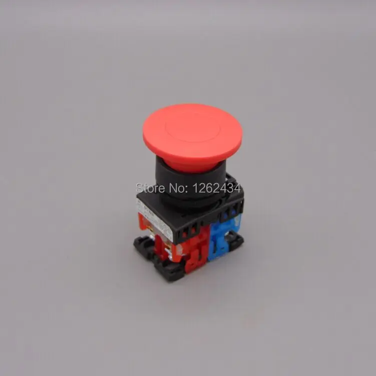 

Mushroom head button AR22MOR-11 Button switch automatic reset (1NO 1NC)Mounting aperture:22mm