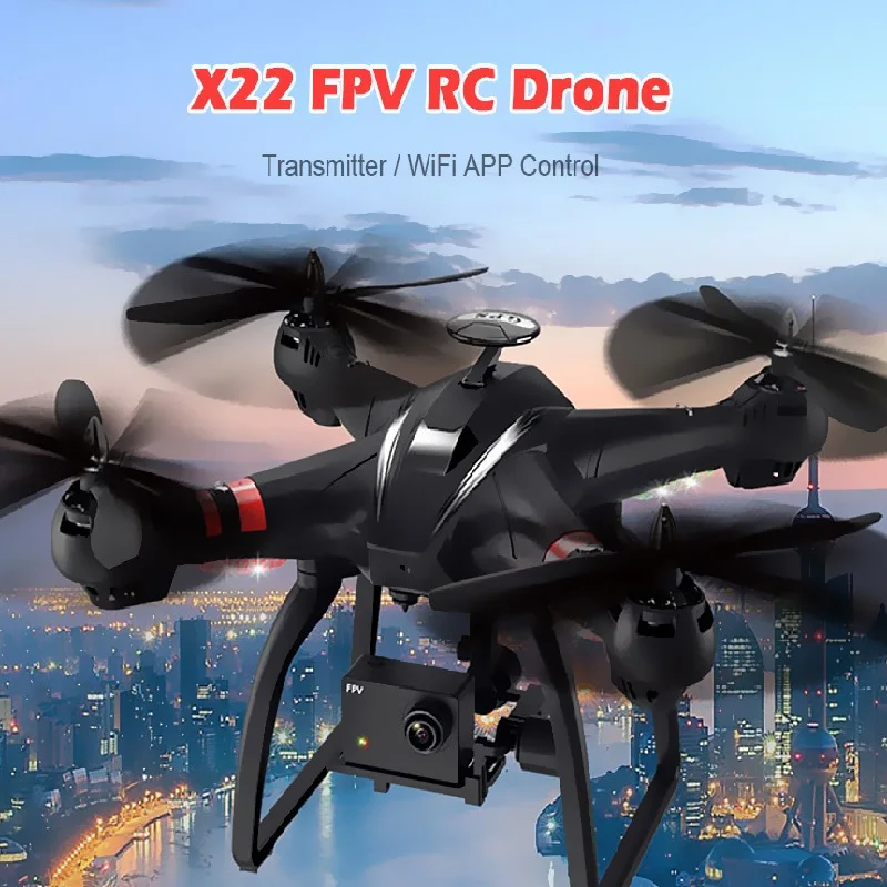 В наличии! Радиоуправляемый Дрон BAYANGTOYS X22 450 м бесщеточный двойной GPS с камерой Wi Fi