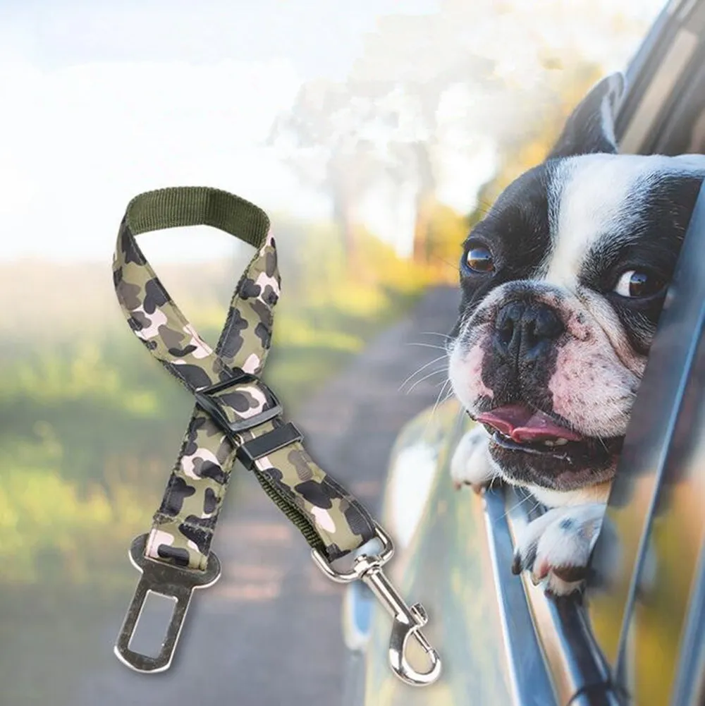 Безопасность домашних животных, собак автомобильный ремень безопасности ограничитель ремней безопасности Автомобильный Замок свинцовый дорожный ошейник