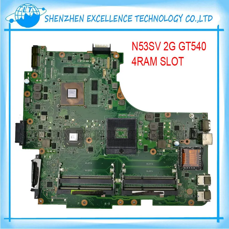 Prix pour D'origine n53sv carte mère pour asus n53s n53sn n53sm avec 4 slot de ram gt540m 2 gb mainboard test complet Prix pour D'origine n53sv carte mère pour asus n53s n53sn n53sm avec 4 slot de ram gt540m 2 gb mainboard test complet