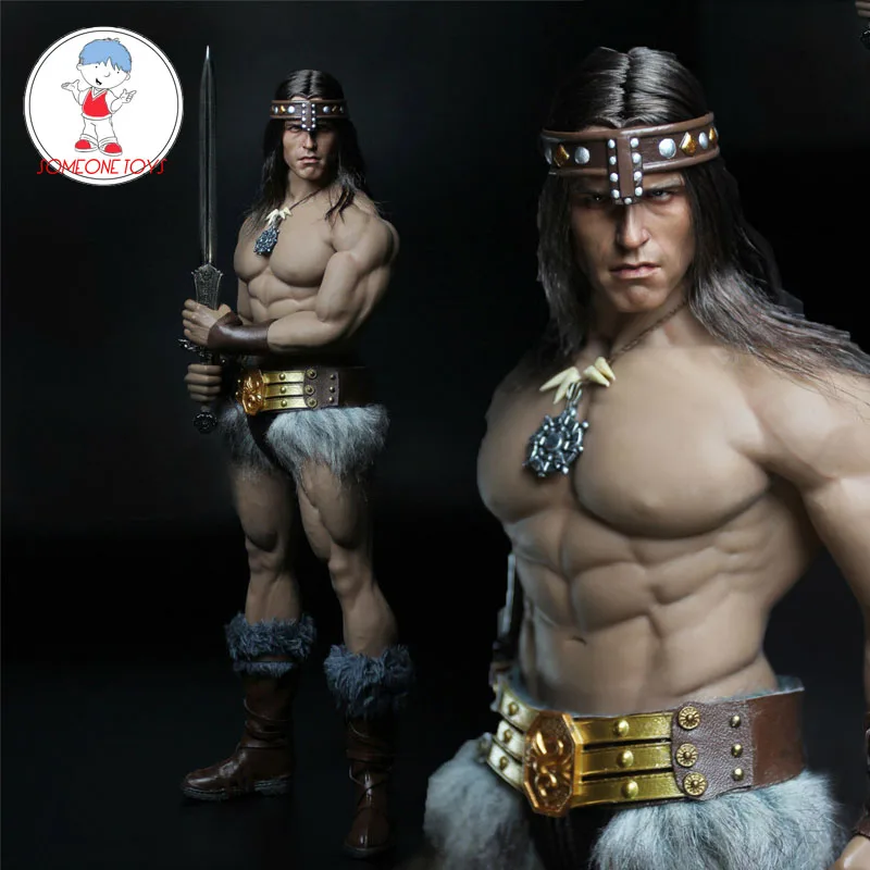 

1/6 Scale Soldier Conan Head Carving Costume Group Arnold Head Edition Model for 12 Inches M35 Body Figure Pre-sale