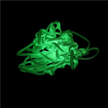 

1Pc Basketball Net Glowing Light Shooting Training Luminous Backboard Rim Ball Mesh Nylon Standard Hoop Outdoor Basketball Net
