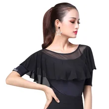 Костюмы для латинских танцев, сексуальные кружевные топы для латинских танцев, Женская куртка для танцев, национальный стандарт, Одежда для танцев, S-3XL