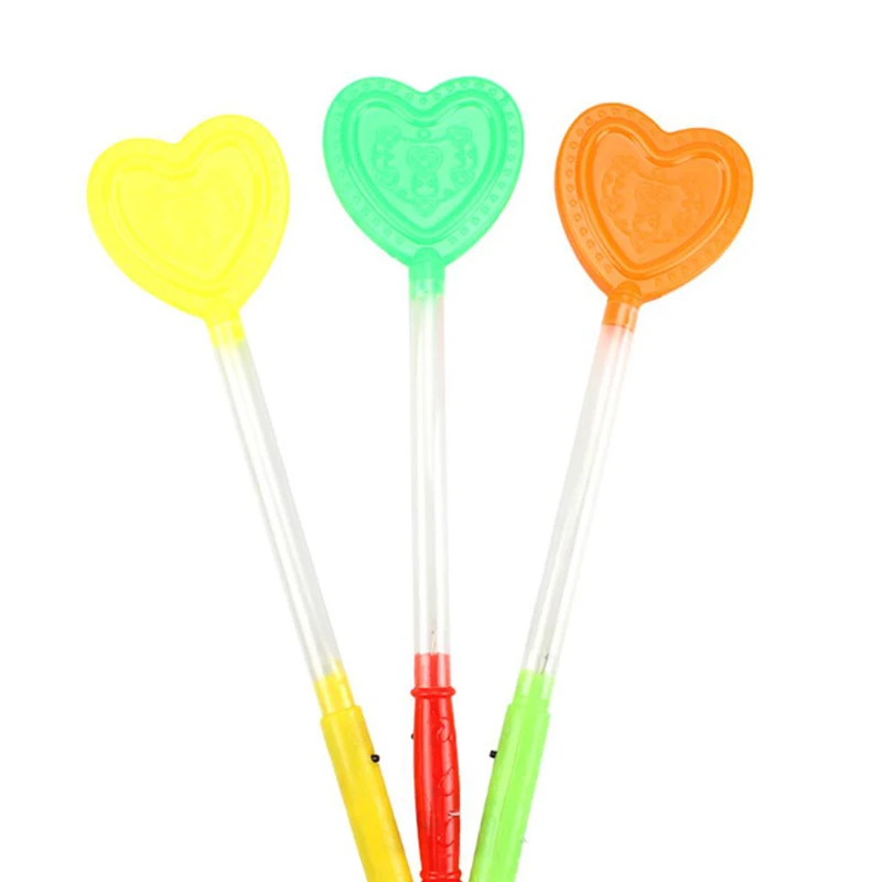  Luminous Toys Led Stick Star Love Heart Projection Glowing Stick Children Princess Light-Up Wands Gift for New Year Christmas  (12)