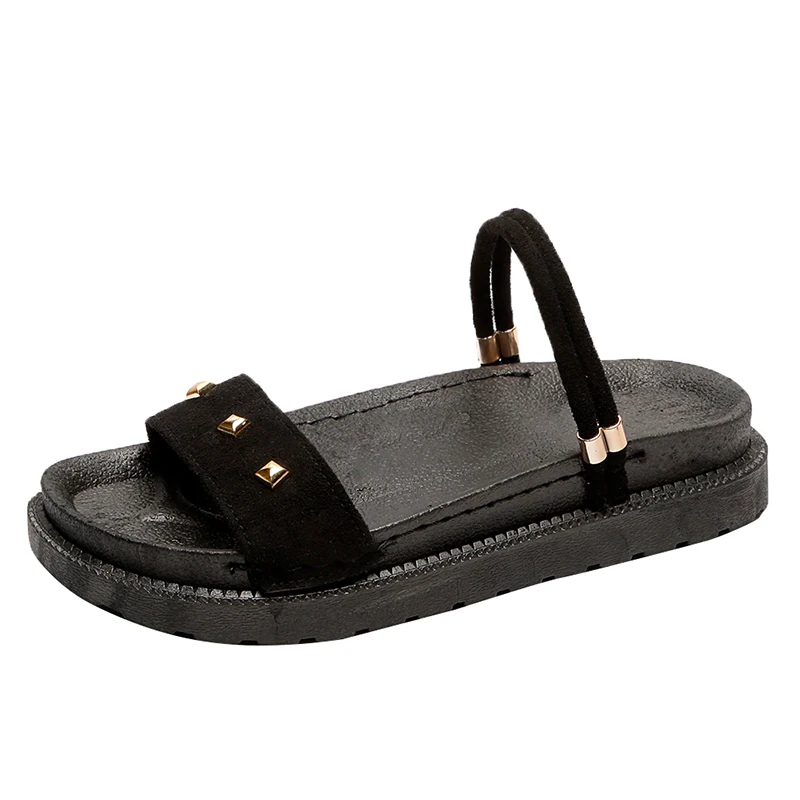 

BONJEAN Big size 35-40 Gladiator Sandals Women Bohemia Beaded Summer Flower Flat Heels Flip Flops Women's Shoes Tstraps Sandals