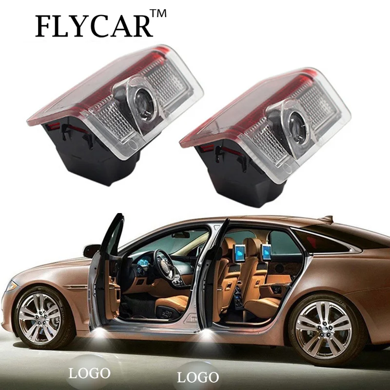 FLYCAR LED Автомобильная Дверь проектор логотип лампа авто дверь Добро пожаловать