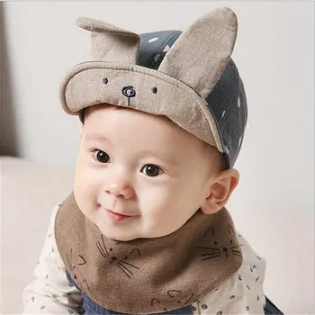 

Lovely Cartoon Summer Cotton Baby Baseball Cap Boy Girls Infants Sun Hat