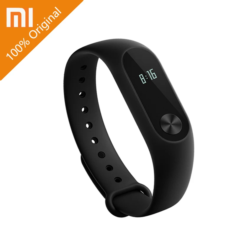 

Xiaomi Mi Band 2 MiBand 2 Wristband Bracelet Smart Heart Rate Monitor Fitness Tracker with Touchpad OLED Screen for Android iOS