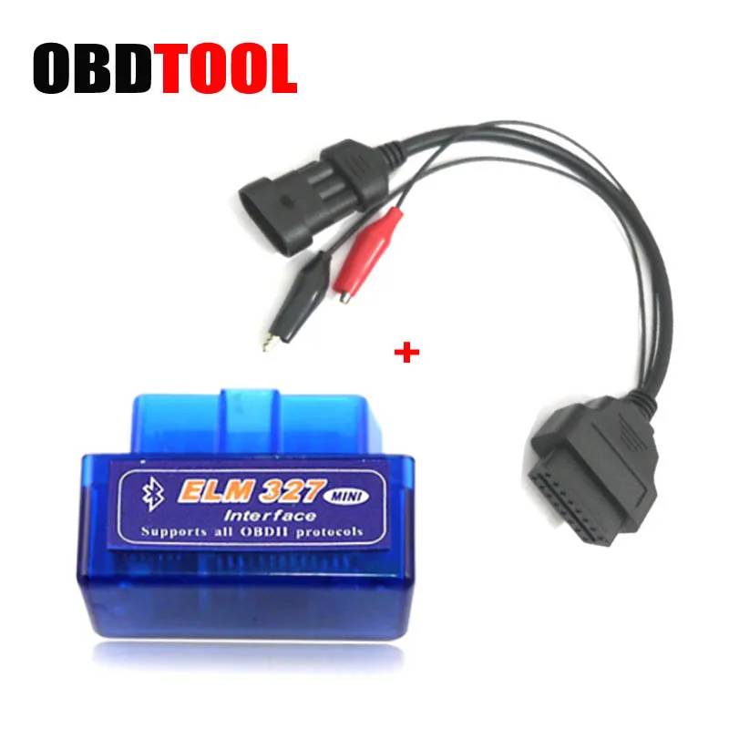 

2019 Hot ELM327 Interface V2.1 Plus 3pin OBD2 Extension Cable for fiat Car Auto Diagnostic Scanner Mini ELM327 OBD Adapter