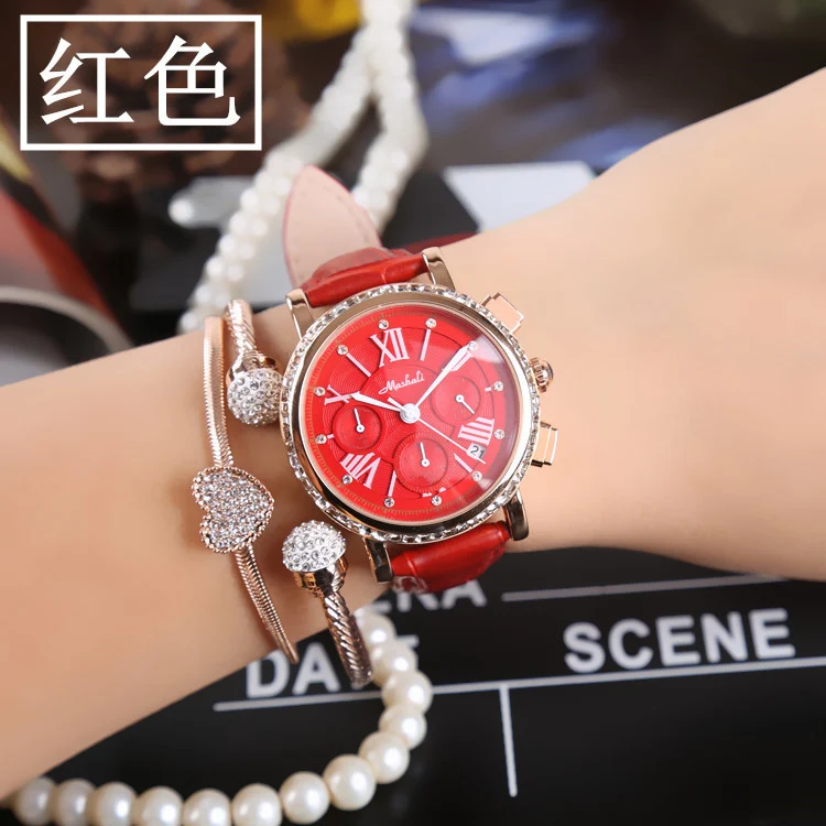Элитный бренд для женщин часы высокое качество кварцевые дамы горный хрусталь часы Женское платье наручные часы женские Relogio Feminino