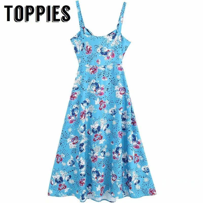 

2019 Floral Printing Hollow Out Party Dress Women Summer Sleeveless Camisole Maxi Dress Lady Elegant Slim Vestidos