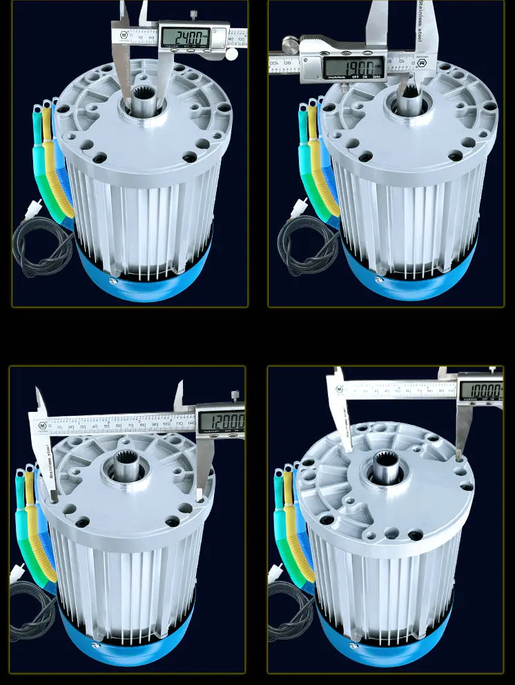 60 в/72 в 3000 Вт 4600 об/мин постоянный магнит бесщеточный двигатель постоянного тока Дифференциальная скорость электромобилей, станков, DIY аксессуаров