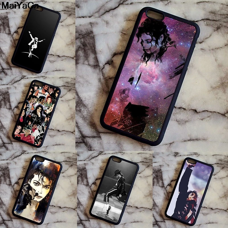 MaiYaCa Michael jackson danza stile для iPhone 4S SE 5C 5S 6 6S 7 8 Plus X XR XS MAX черный мягкий чехол телефона