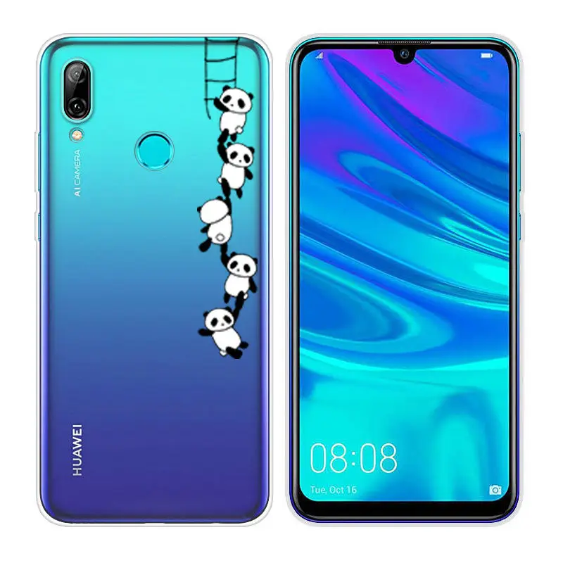 Силиконовый чехол для huawei P Smart, мягкий ТПУ чехол для телефона, 6,21 дюймов, P Smart, прозрачный чехол, PSmart, оболочка