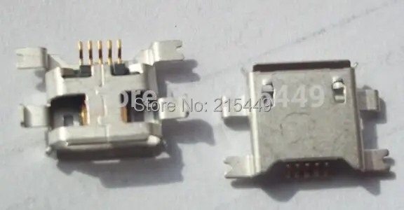 

300pcs/lot Micro 5pin USB connector charging port 0.7 distance