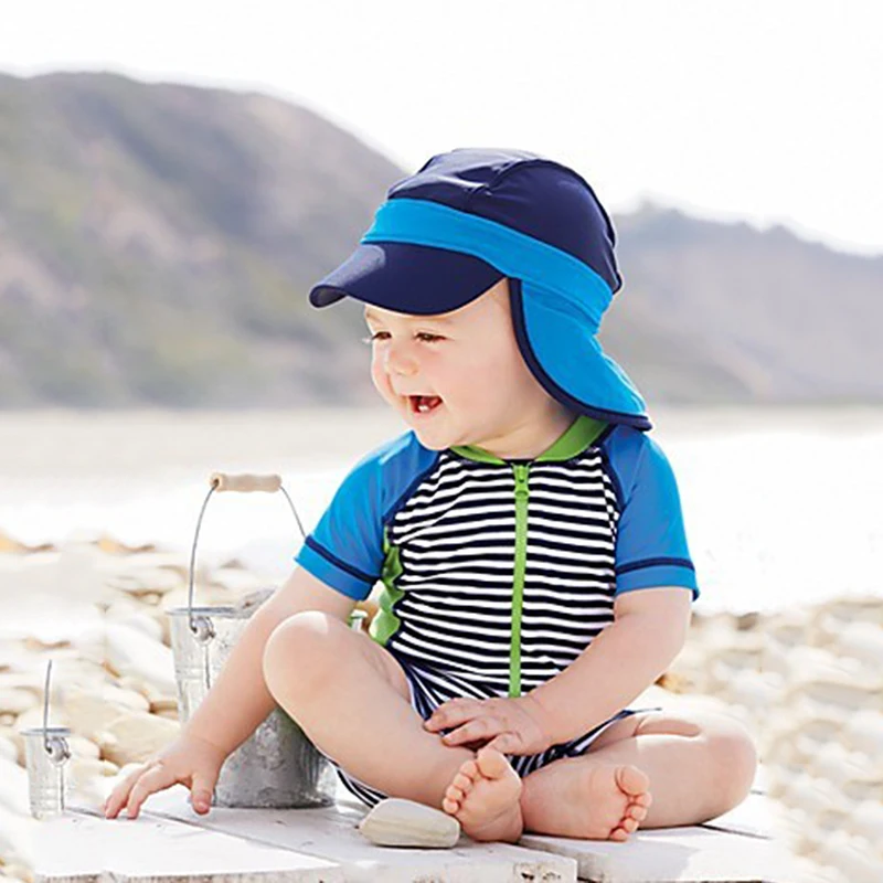

12m, 18m, 24m baby one-piece swimsuit baby summer swimwear with fish pattern