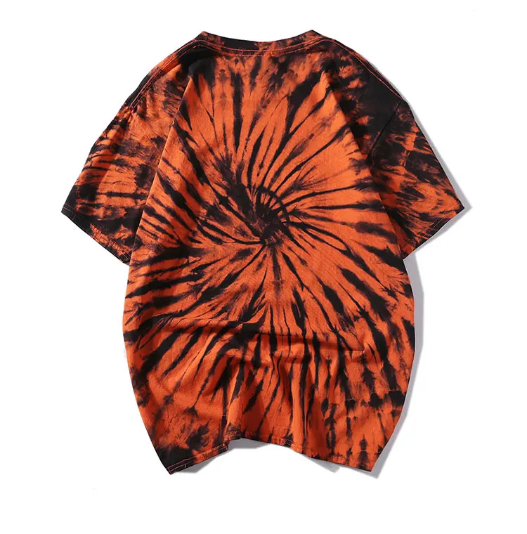 Мужская футболка Plegie Swirl Tie Dye, лето, круглый вырез, хип-хоп, футболки, футболки для мужчин, 5 цветов, Прямая поставка