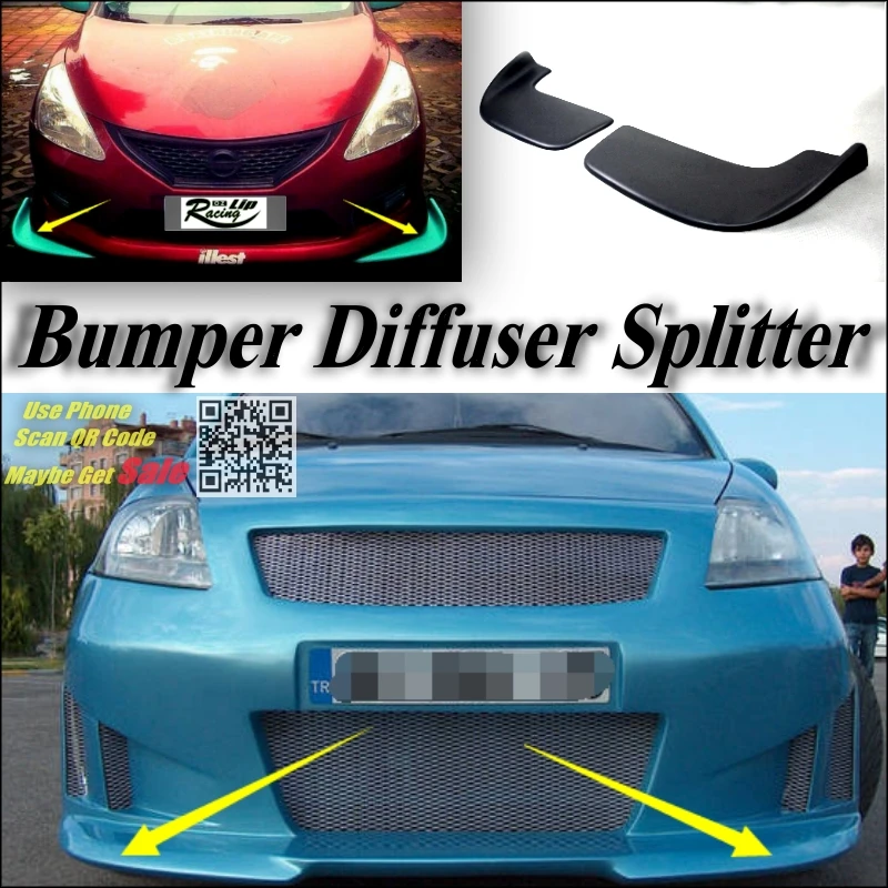 

Car Splitter Diffuser Bumper Canard Lip For Citroen C3 / C3 Picasso Tuning Body Kit / Deflector Car Refit Flap Chin Body Reduce