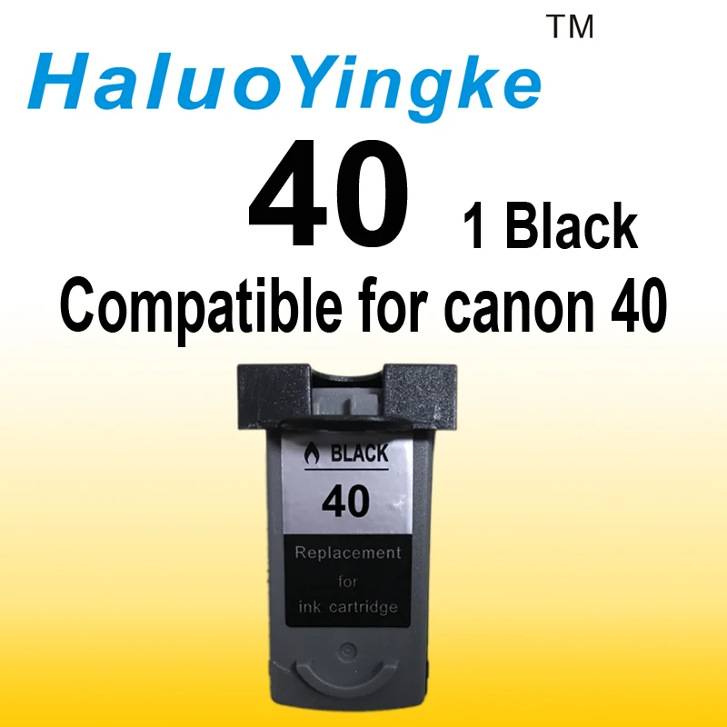 1BK PG40 PG 40 color ink cartridge compatible for printers Canon PIXMA IP1180 1880 1980 2580