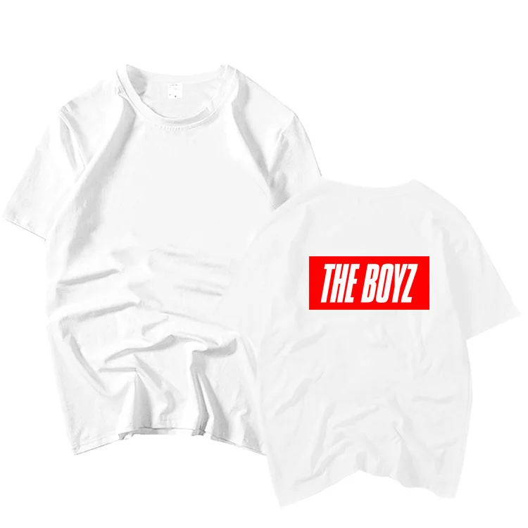 Начальный альбом boyz первая аналогичная печать Летний стиль футболка с коротким