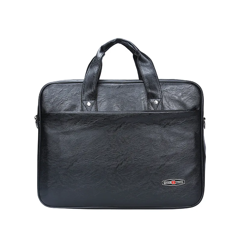 

Manufacturer's Direct Sales Business One Shoulder Slant Men's Bag Laptop Bag Men's Hand-held Briefcase Customized LOGO