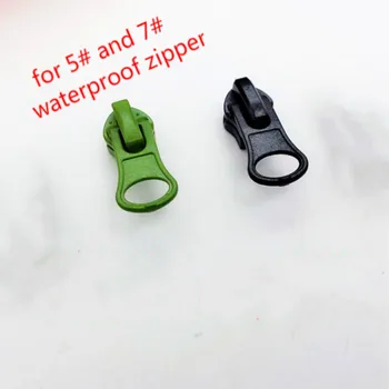

50 PCS/LOT METAL Waterproof Zipper SLIDER PULLER FOR CONTINUOUS Zippers Tape SEWING ACCESSORIES WHOLESALE