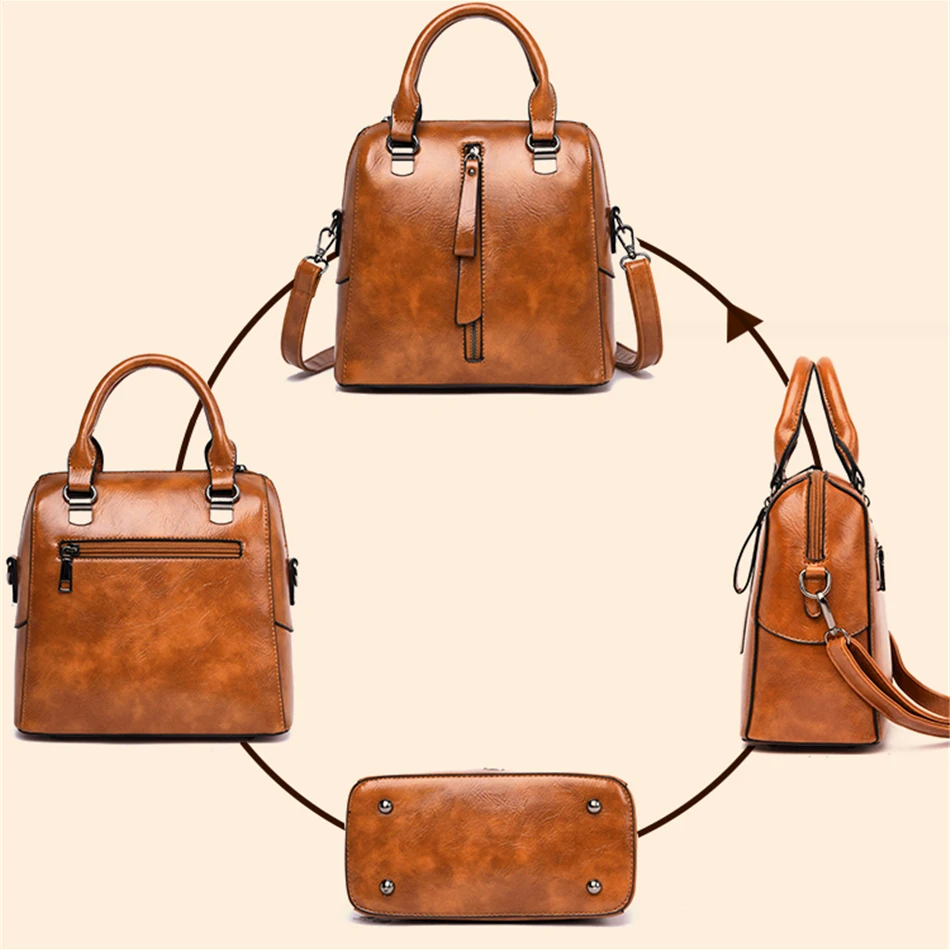 Женские кожаные сумки LONOOLISA Sac A Main Femme роскошные дизайнерские на плечо для женщин