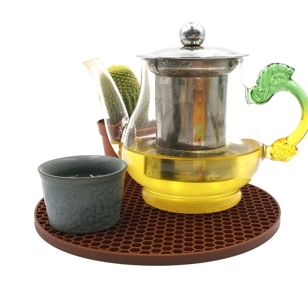 

Non-slip Table Mat Heat Resistant Place Mat for Dining Table Silicone Pot Holder Coffee Place Mat Morden Kitchen Accessories