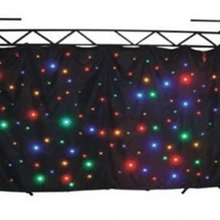RGBW/RGBY 5x7 М звездный СВЕТОДИОДНЫЙ занавес 480 шт SMD яркий сценический костюм огнеупорный велюр+ Контроллер фоновая ткань
